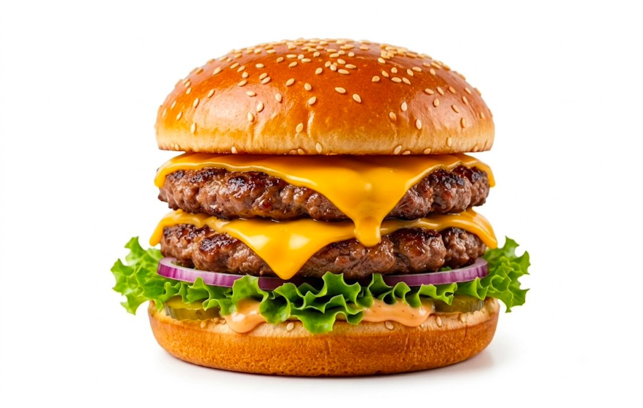 Double cheese burger