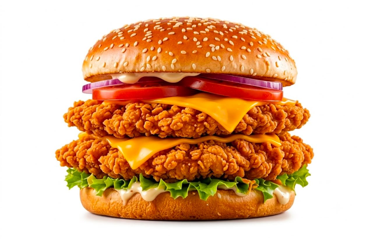 Double chicken Burger